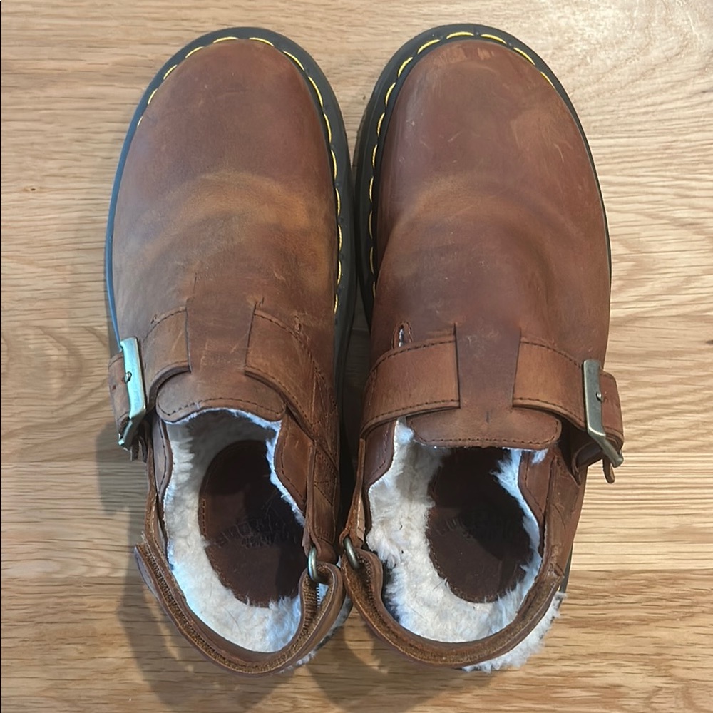 Jorge II Faux Fur Lined Slingback Mules
